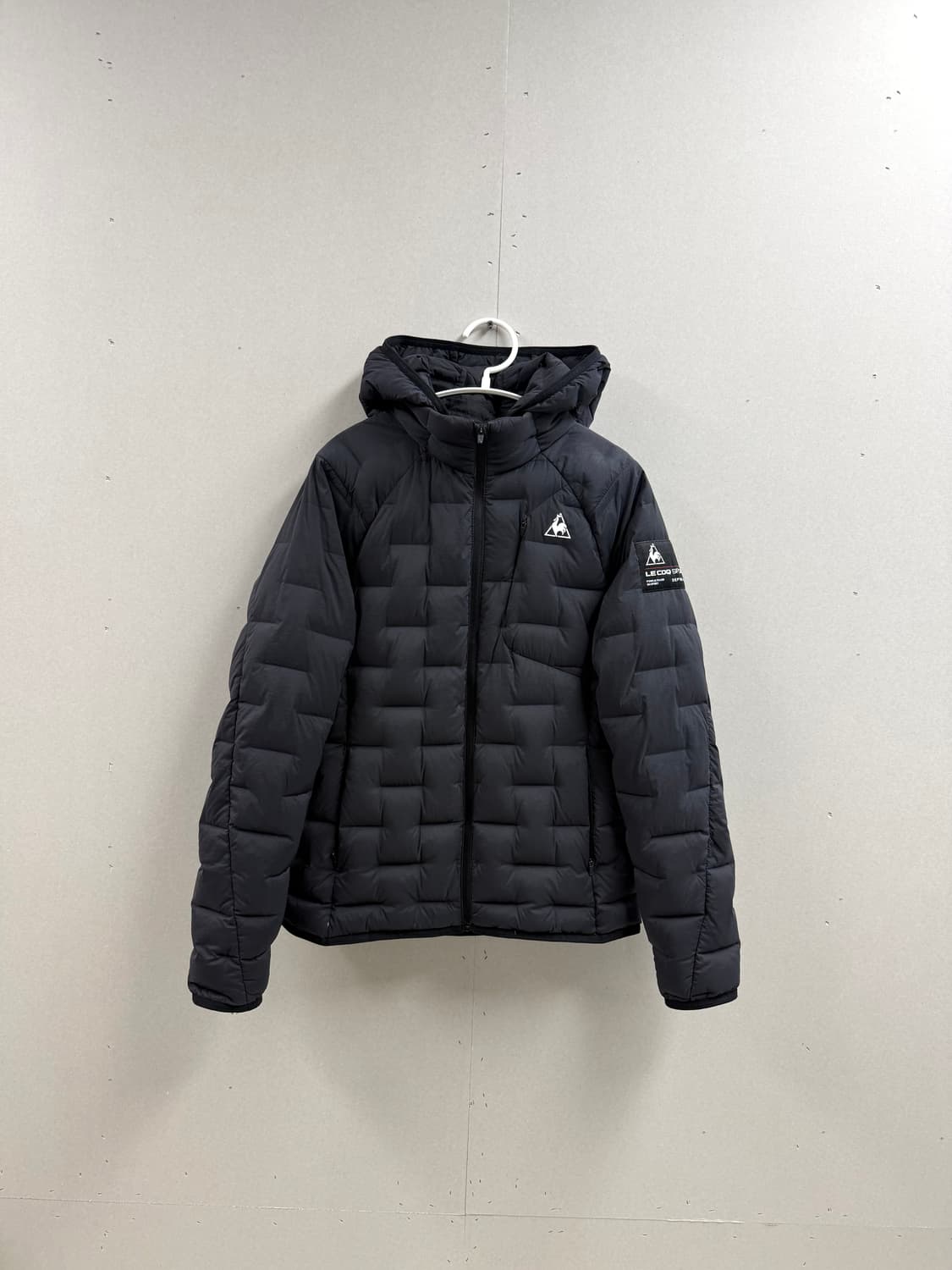 여성 S / 르꼬끄 튜브다운 경량패딩 블랙 구스다운 상품이미지1