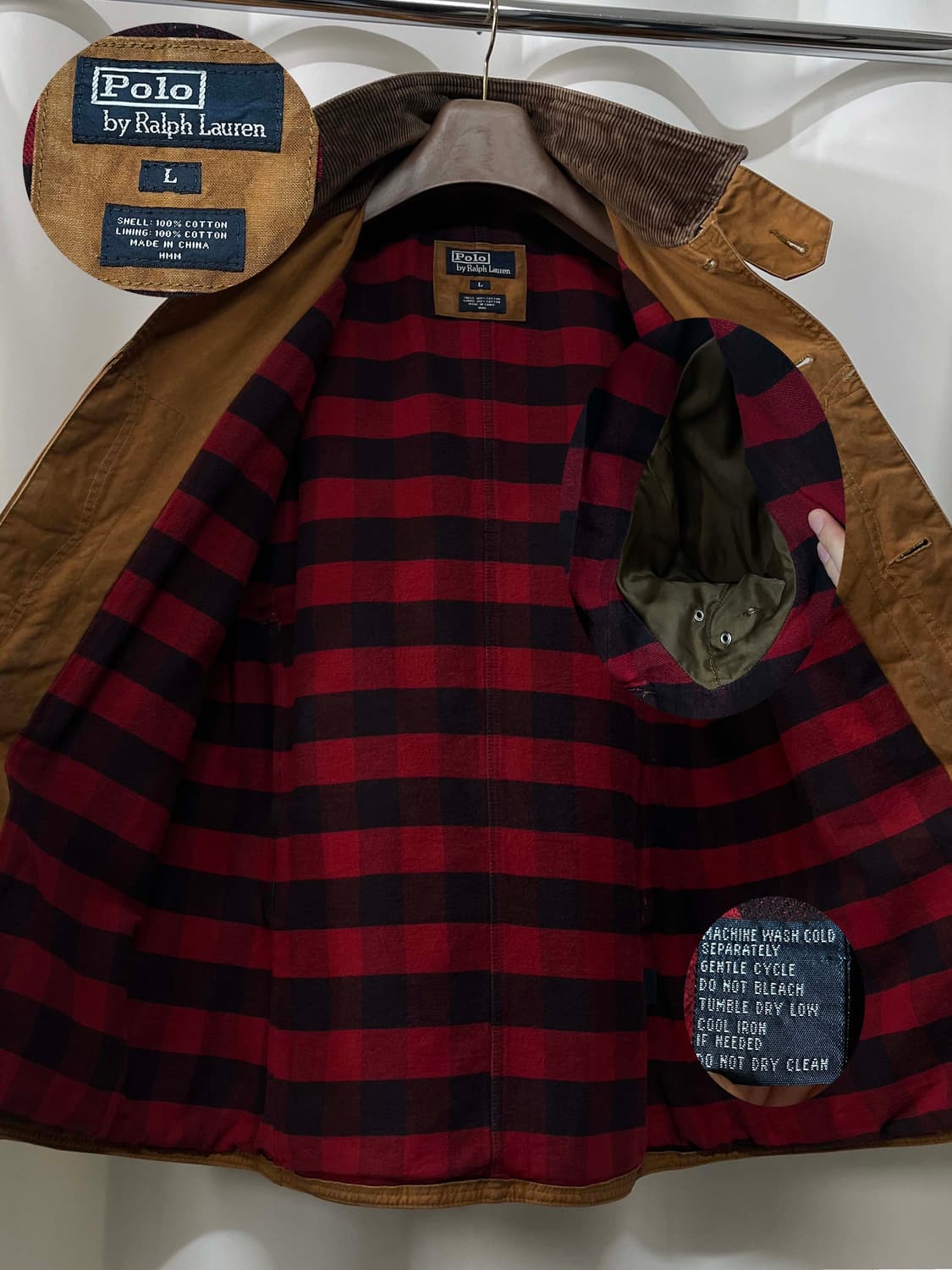 폴로 랄프로렌 러프아웃 탄베이지 버팔로 모호크 헌팅 필드자켓 상품이미지3