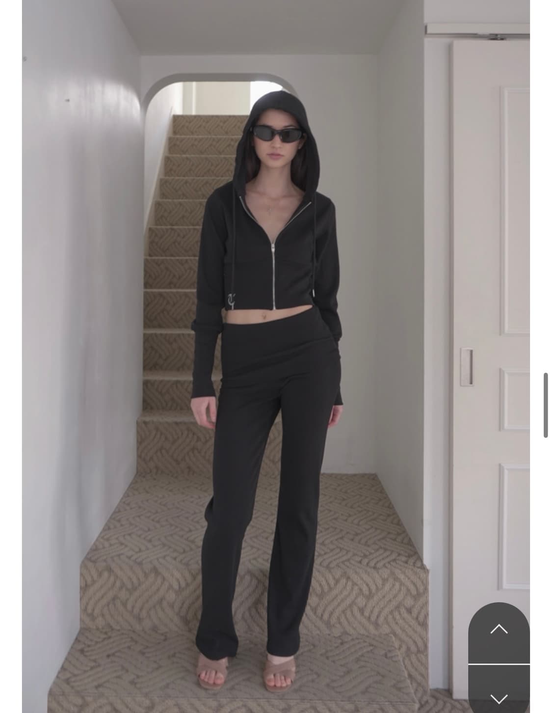 텐저 트레이닝 후드집업 블랙 상품이미지2