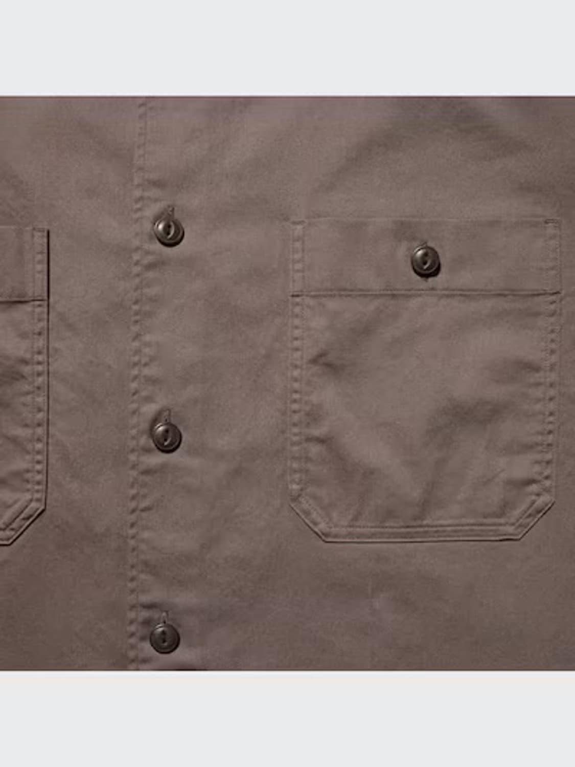 [XL]유니클로U 오버사이즈워크셔츠(브라운) 상품이미지3