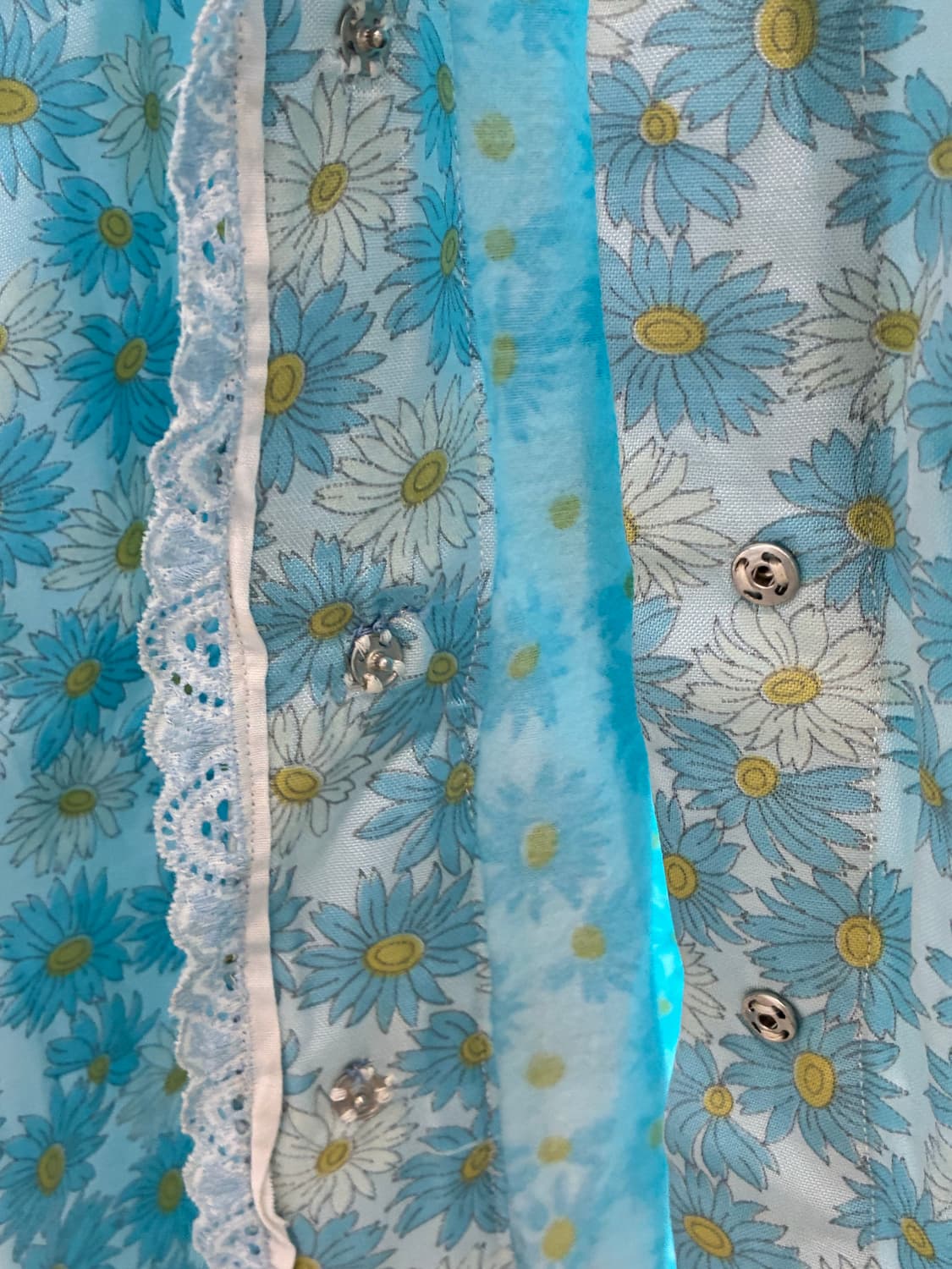 데이지 로브 페어리코어 홈웨어 레이스 유럽빈티지 상품이미지3