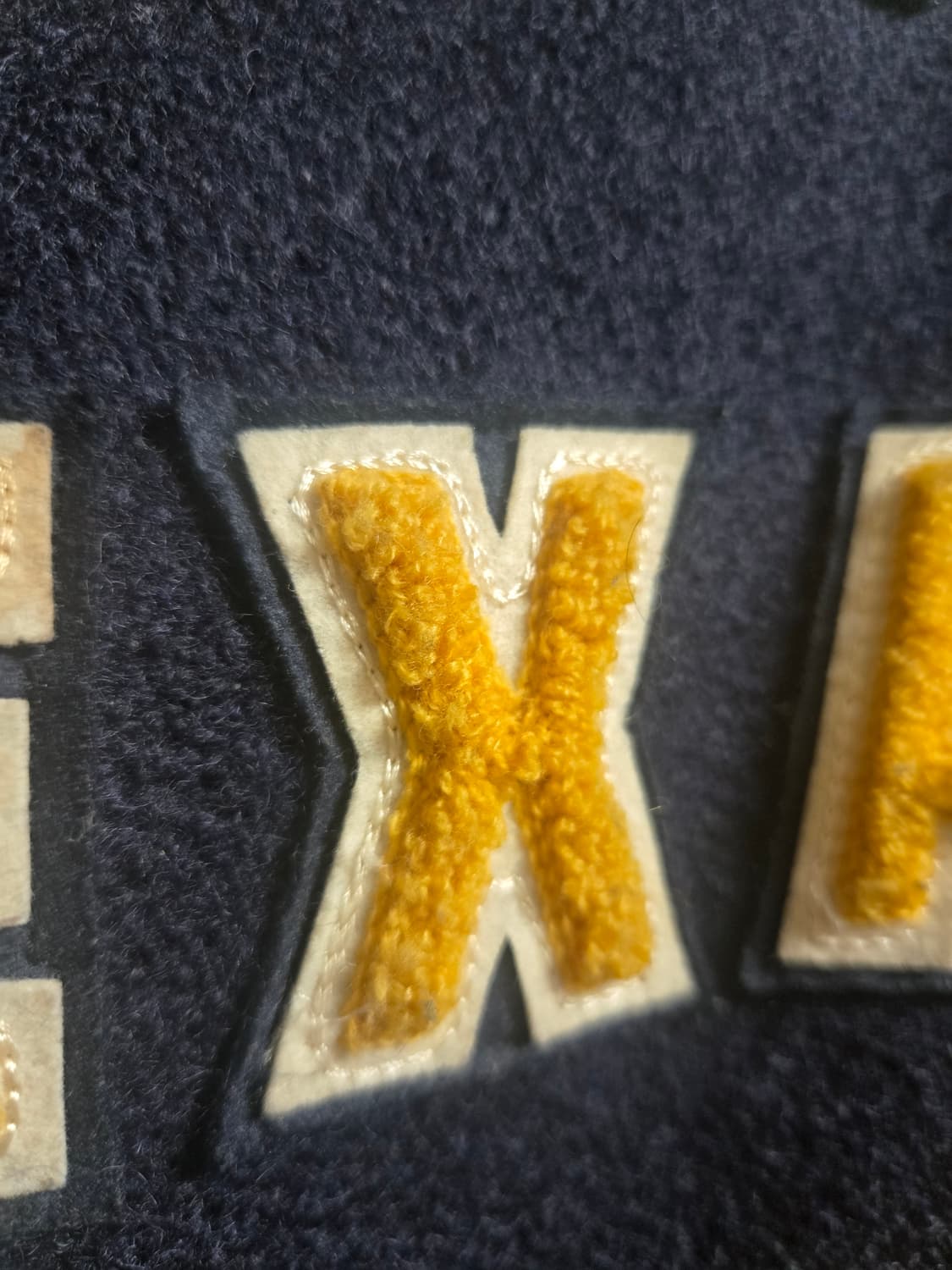 Whitesville 커스텀 풀데코 레터맨 자켓 상품이미지4