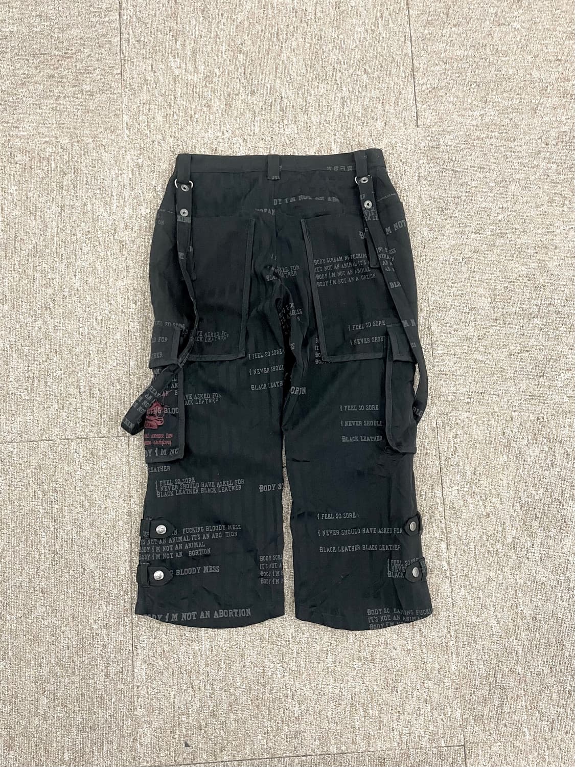 h.anarchyism for plus Suspenders Pant 상품이미지3