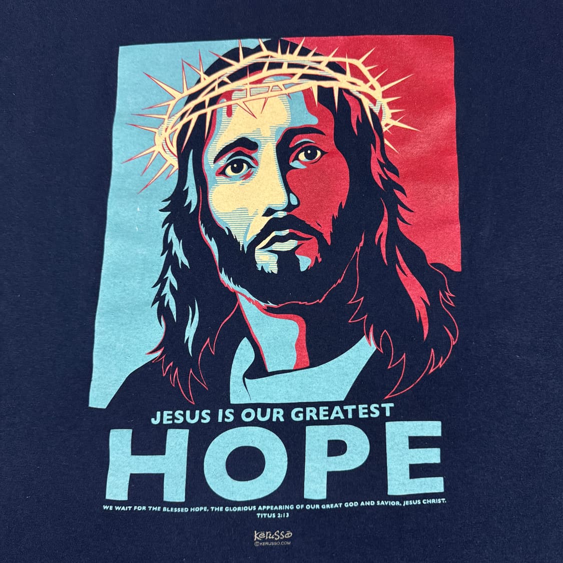 빈티지 2000s Jesus Hope 지저스 티셔츠 상품이미지3