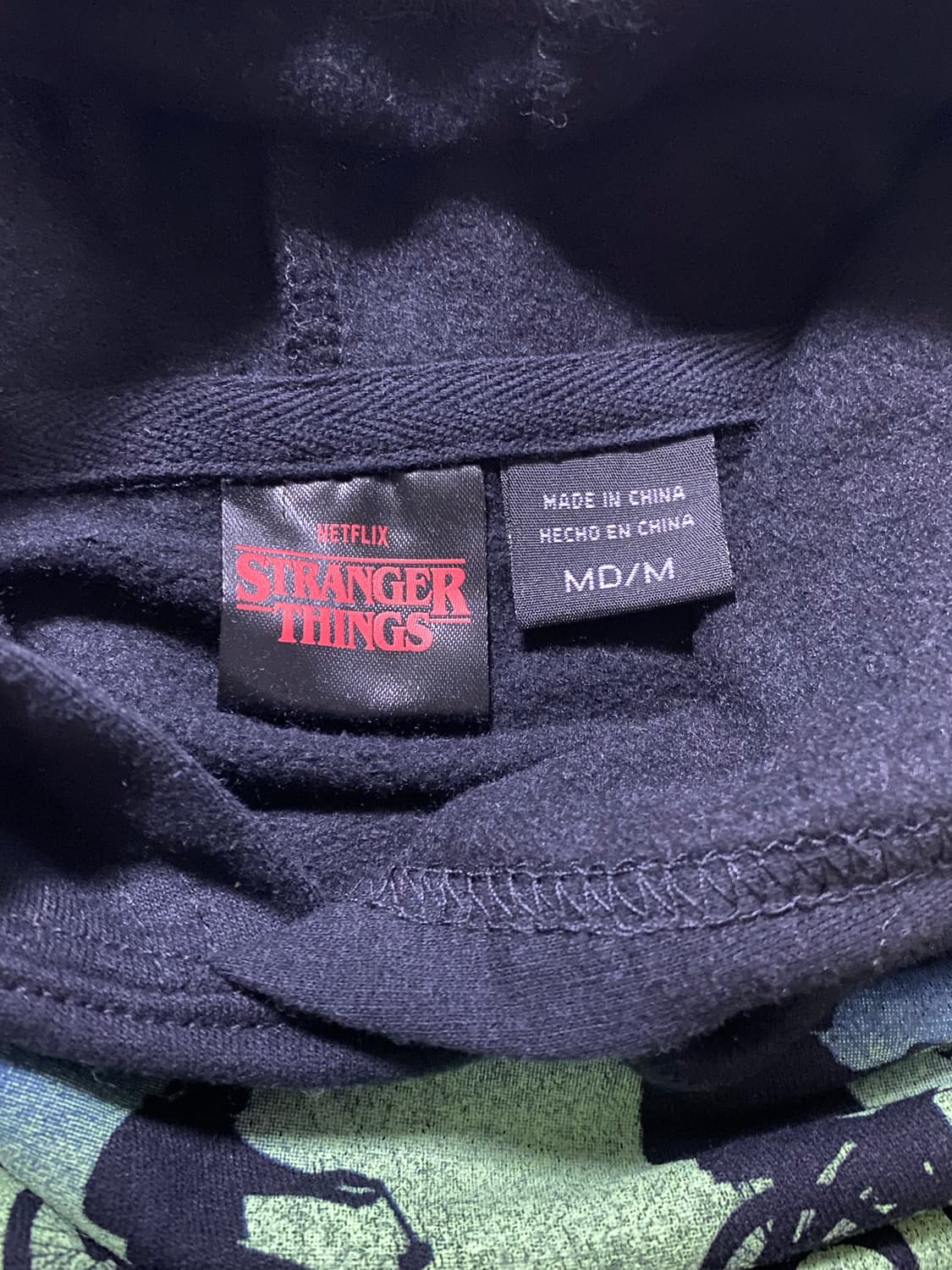 Netflix 굿즈 기묘한 이야기 후드티 상품이미지2