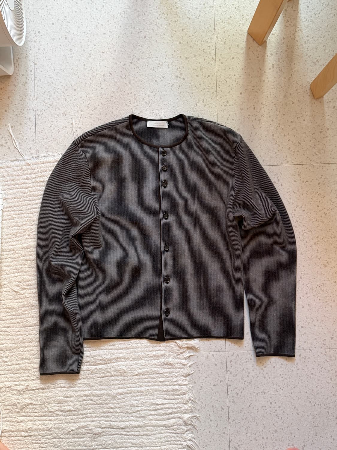 아모멘토 스트라이프 버튼업 가디건 상품이미지2