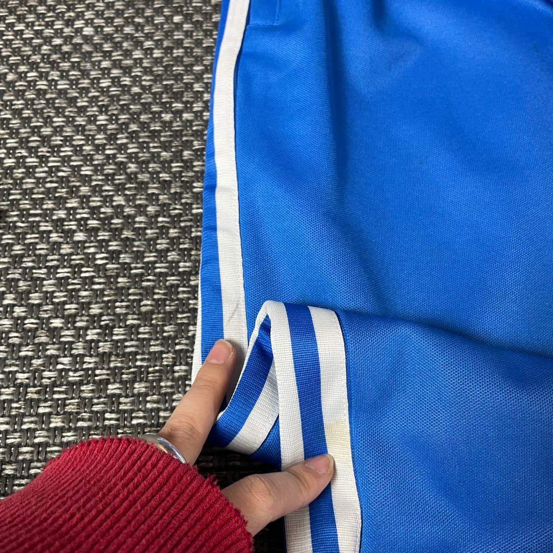 (밴딩) 아디다스 블루 트랙 팬츠 95 상품이미지5