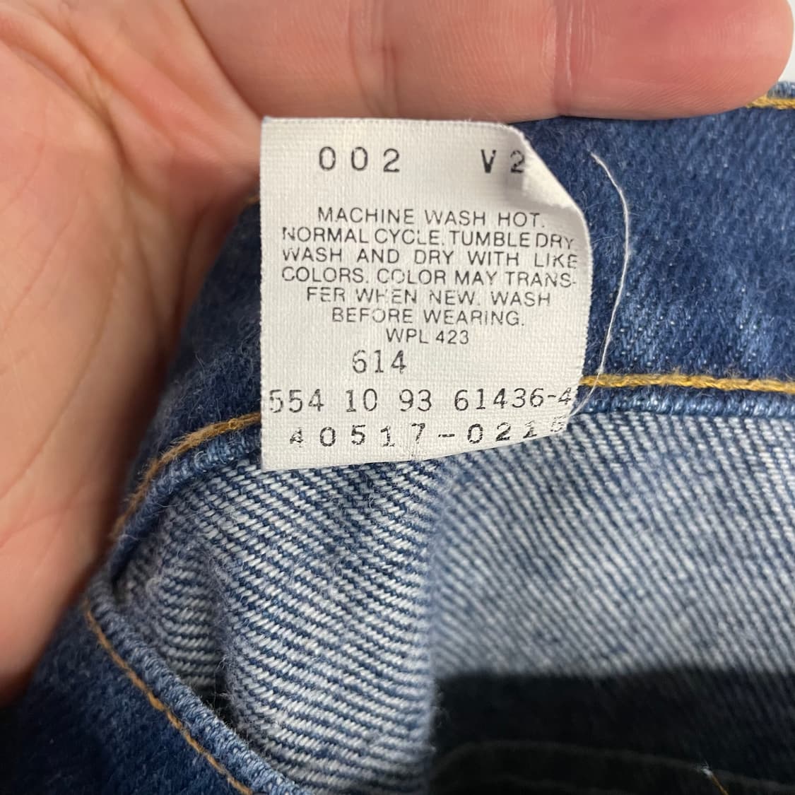 90s 리바이스517 부츠컷 데님팬츠 USA 상품이미지9