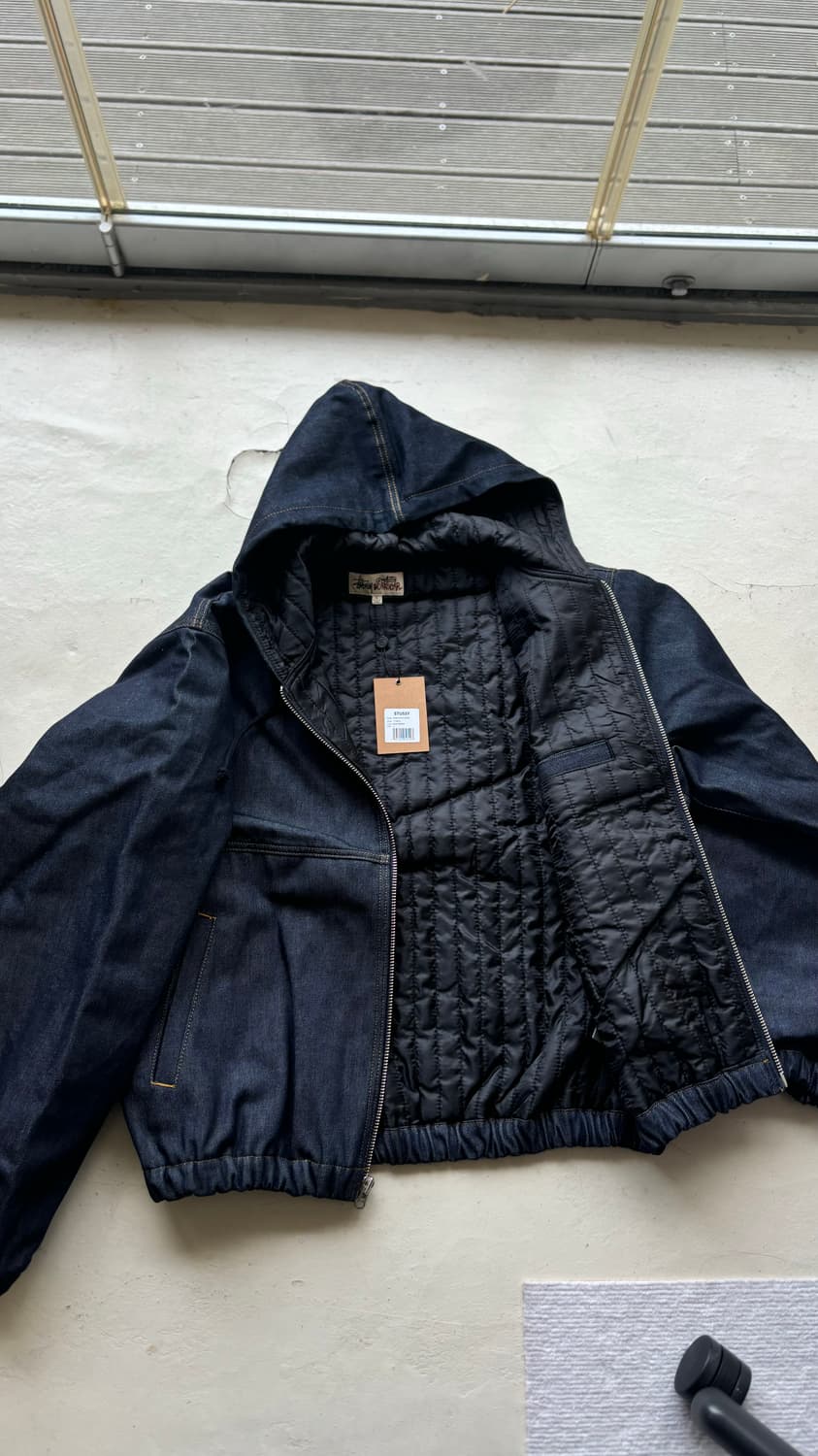 Stussy work jacket denim raw indigo 상품이미지5