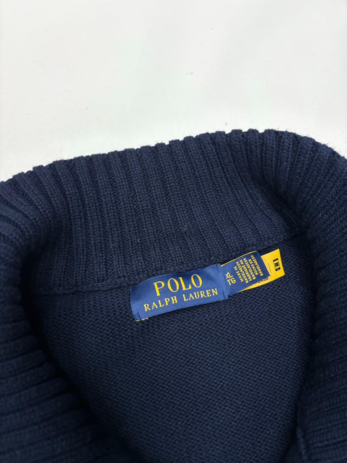 폴로 랄프로렌 코튼 반집업 니트 상품이미지7