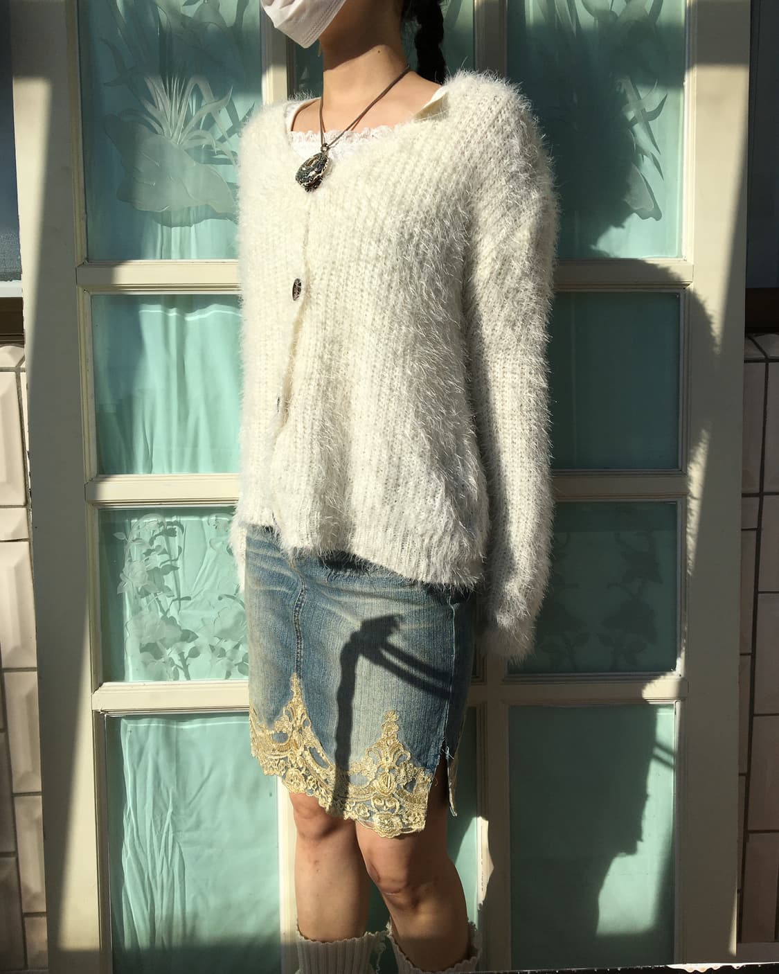 Fluffy knit cardigan 상품이미지6