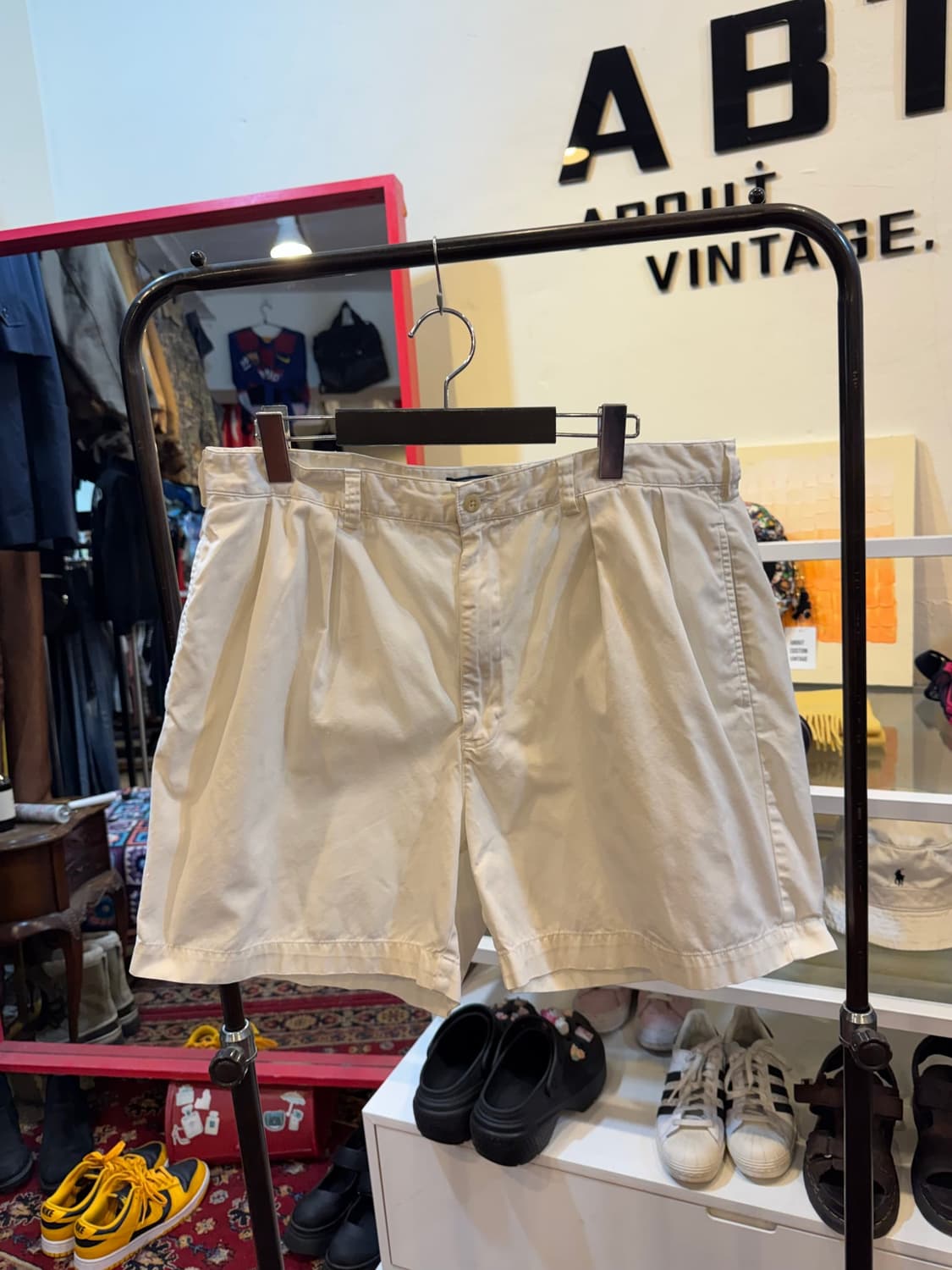 폴로 랄프로렌 빈티지 치노 숏팬츠 화이트 38in 상품이미지1