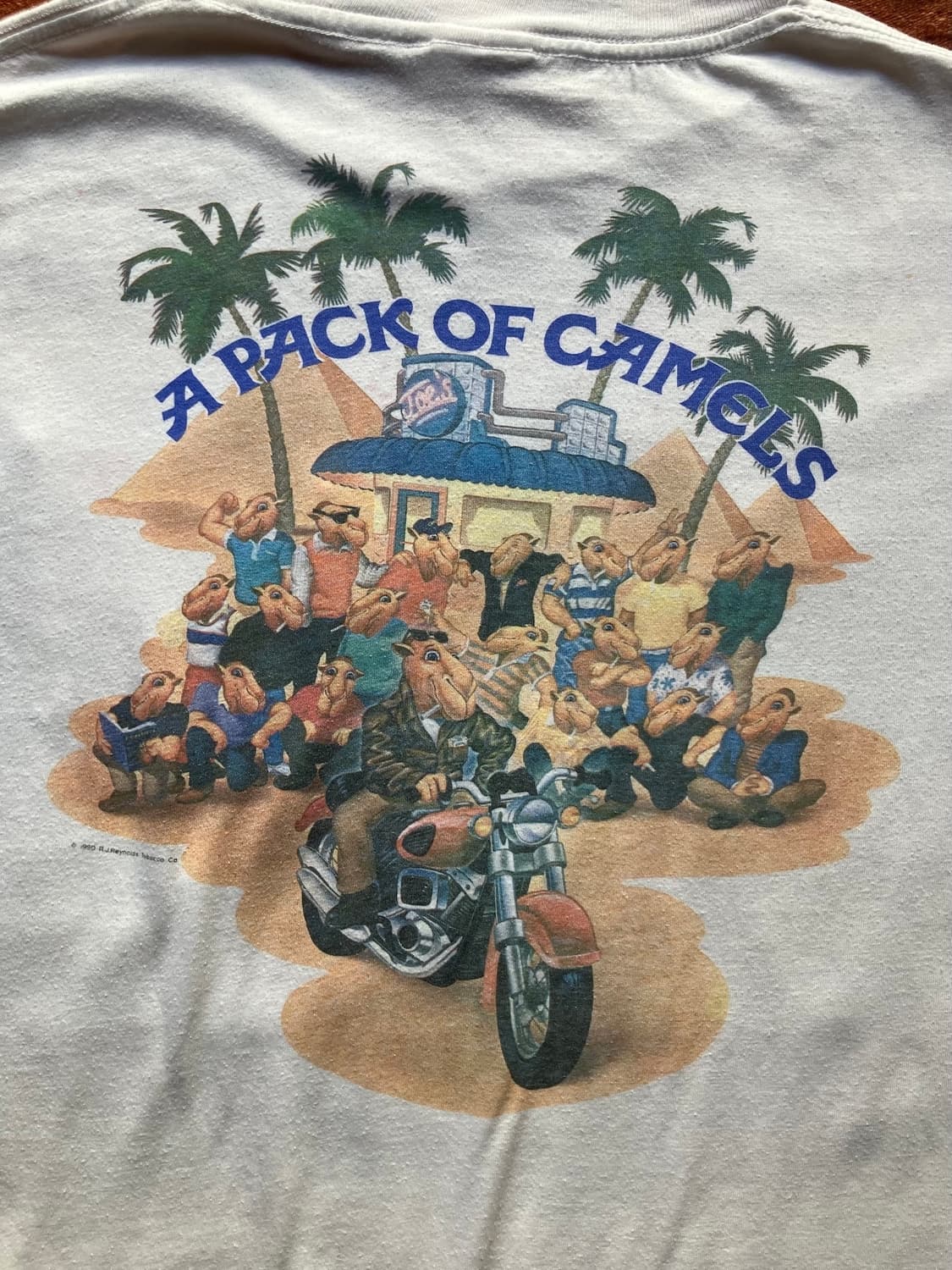 90s USA 빈티지 카멜 포켓 반팔 티셔츠 상품이미지7