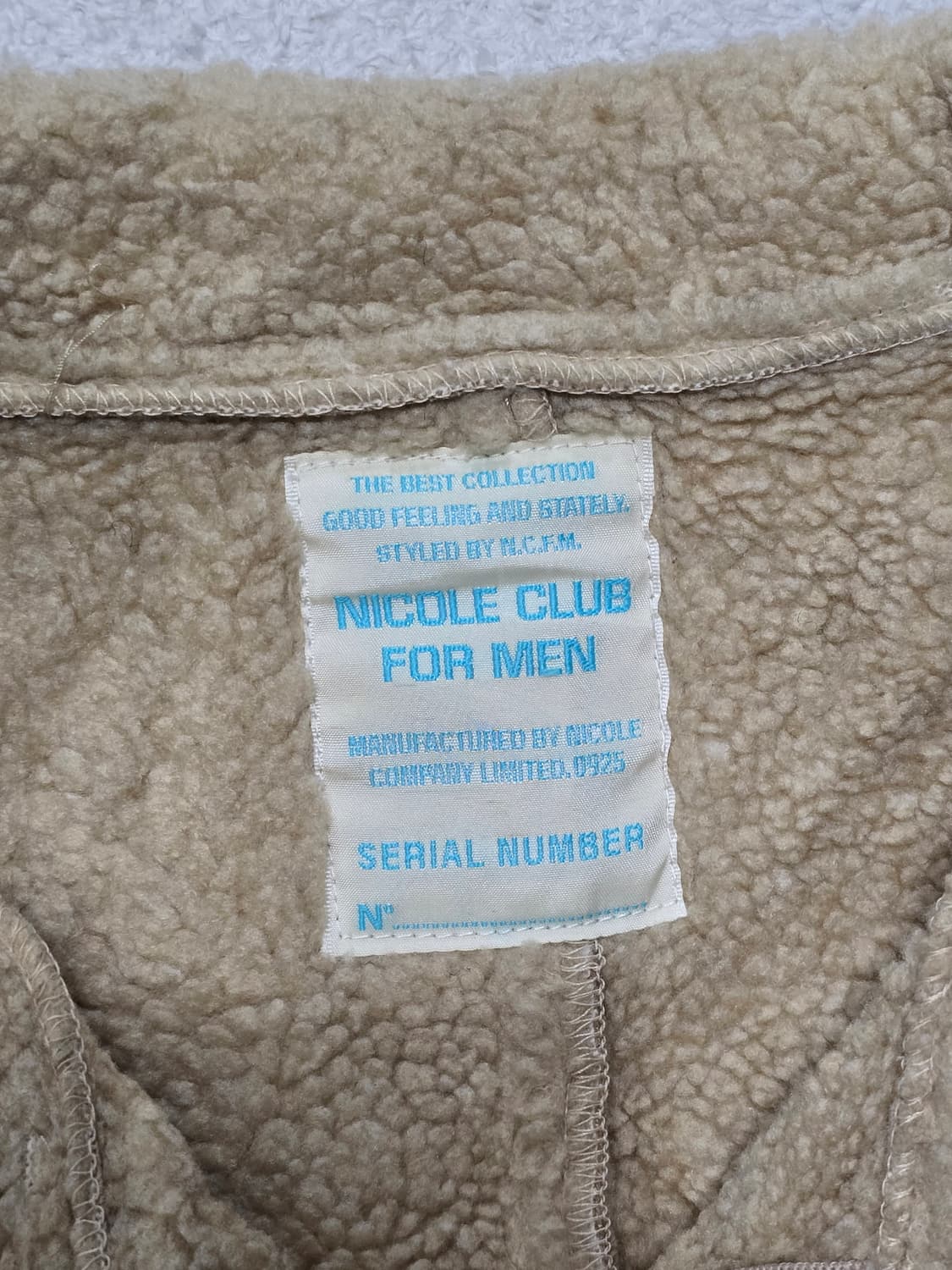 니콜클럽포맨 빈티지 워싱 스웨이드 자켓 상품이미지7