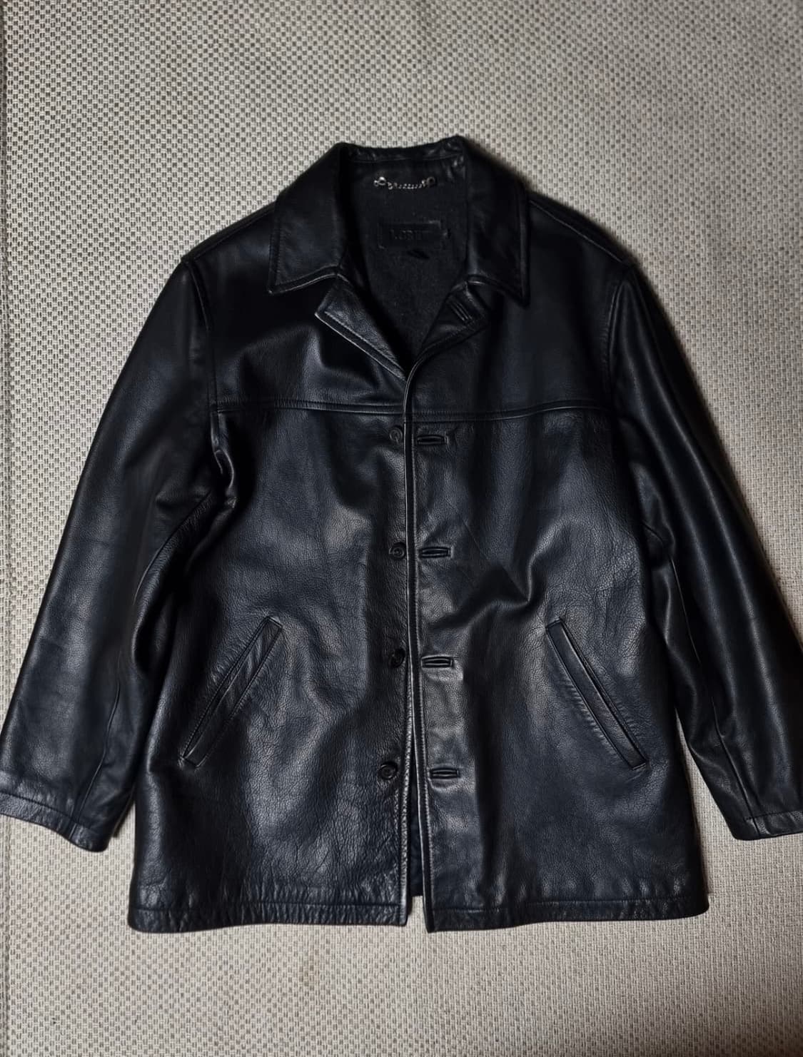 올드 제이크루 레더 카코트 상품이미지1