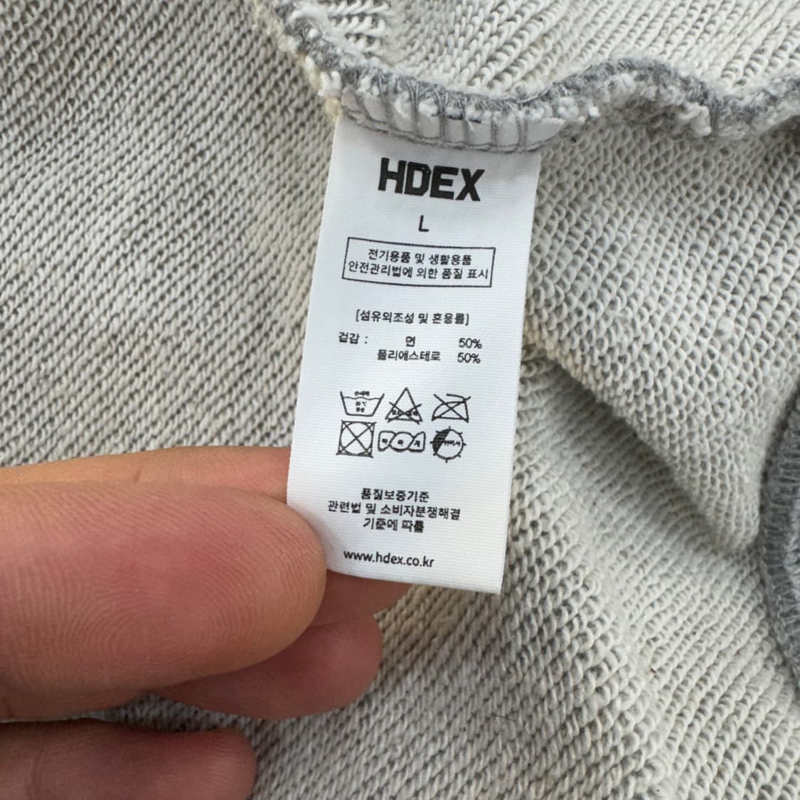 L HDEX 아플리케 후드 티셔츠  상품이미지5