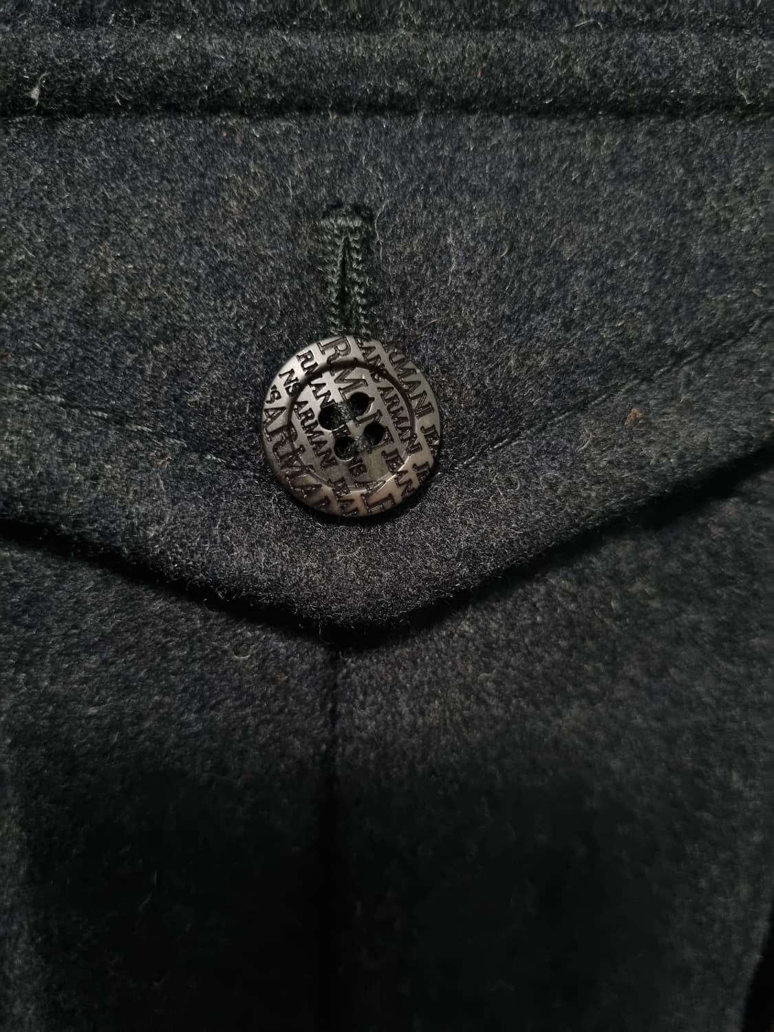 아르마니진스 남성 모직 자켓 숏코트 독수리 자수 상품이미지5