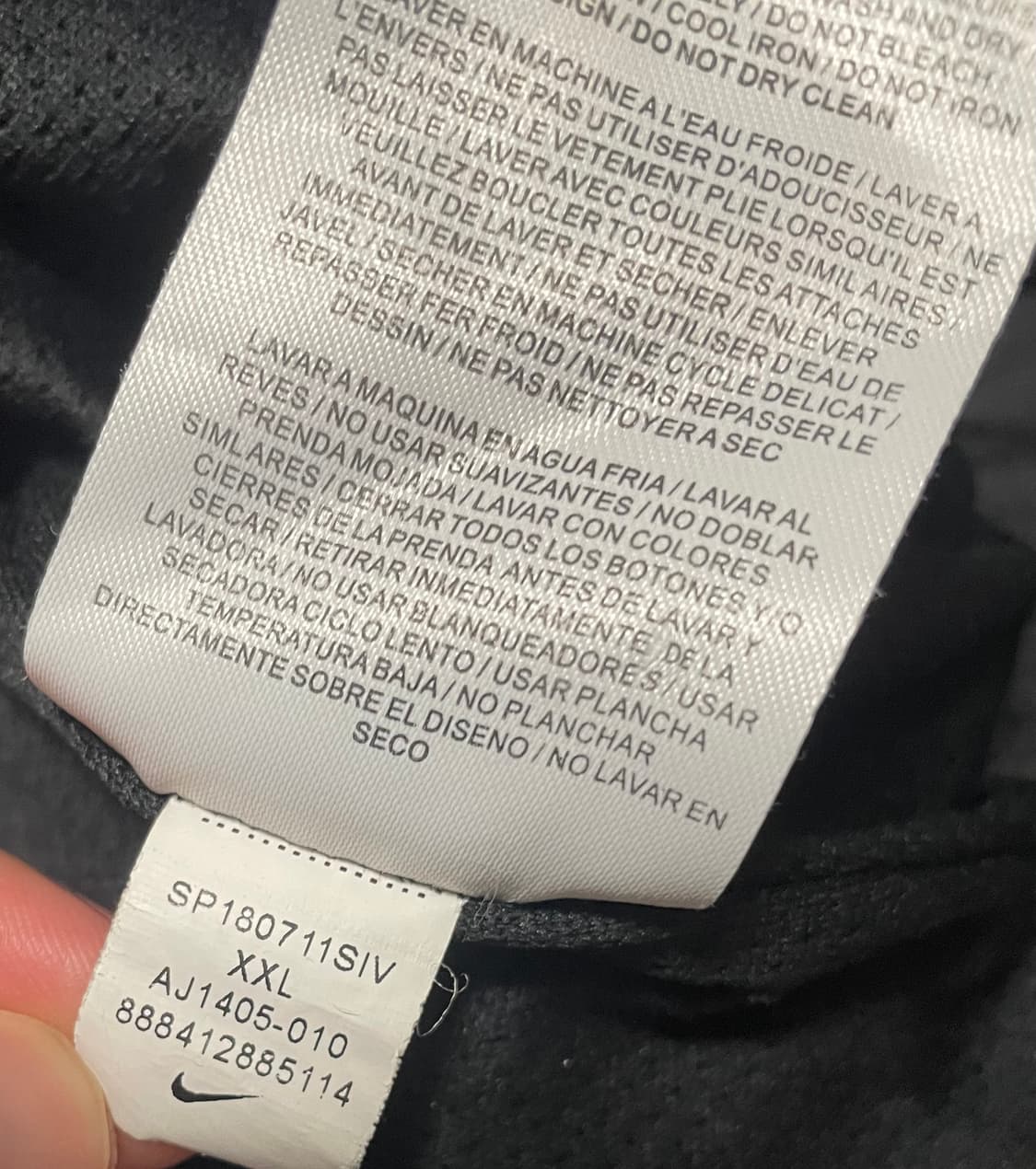 나이키 빅스우시 아노락 블랙 XXL 상품이미지4