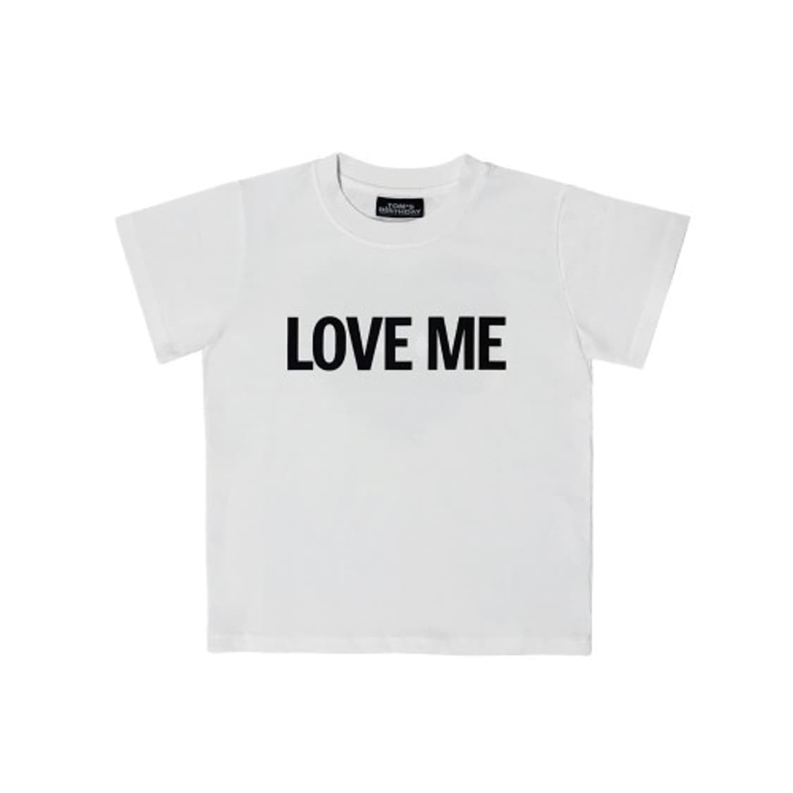 LOVE ME Half T-shirt WHITE (2) 상품이미지1