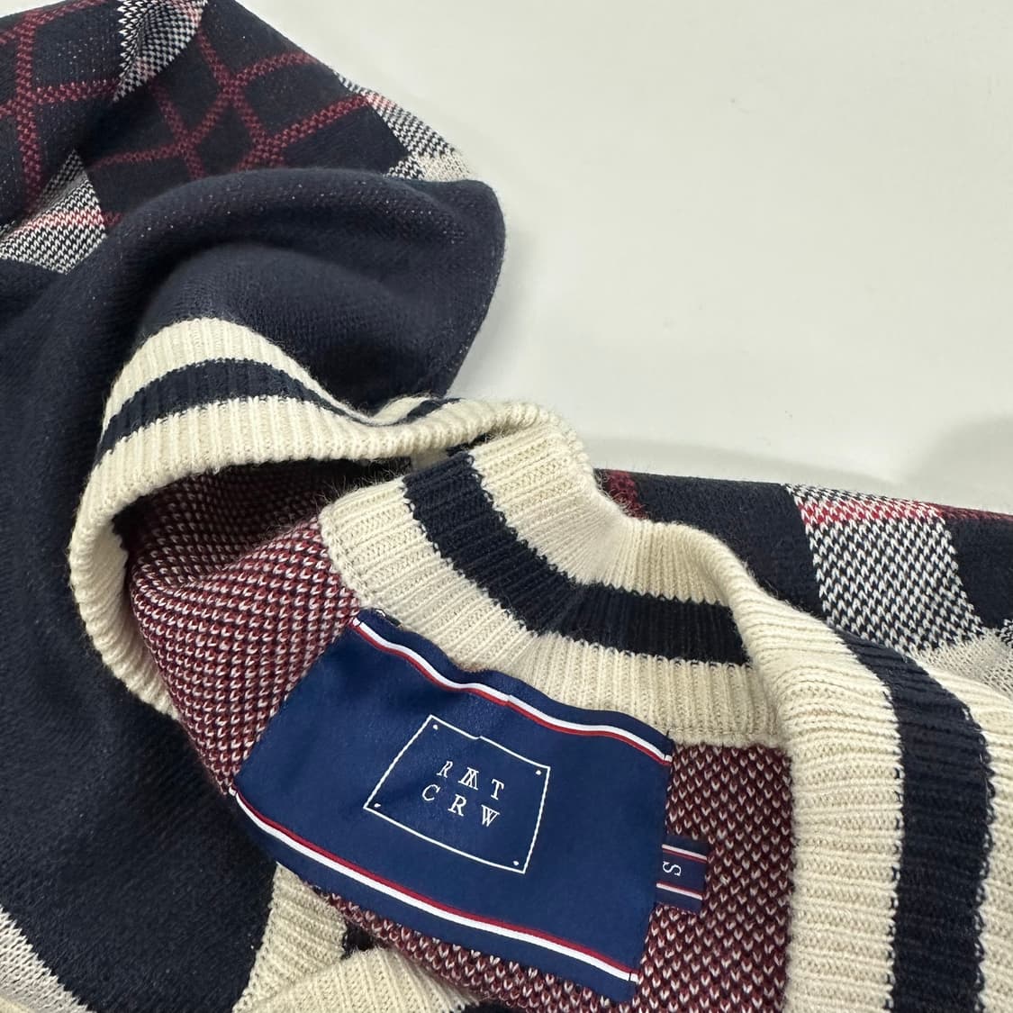 S 95 로맨틱크라운 체크 브이넥 가디건 상품이미지4