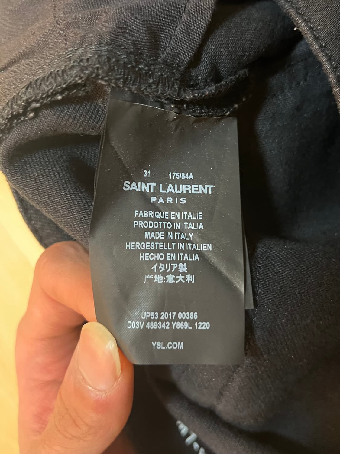Saint Laurent 컷팅 디스 진 31 상품이미지4