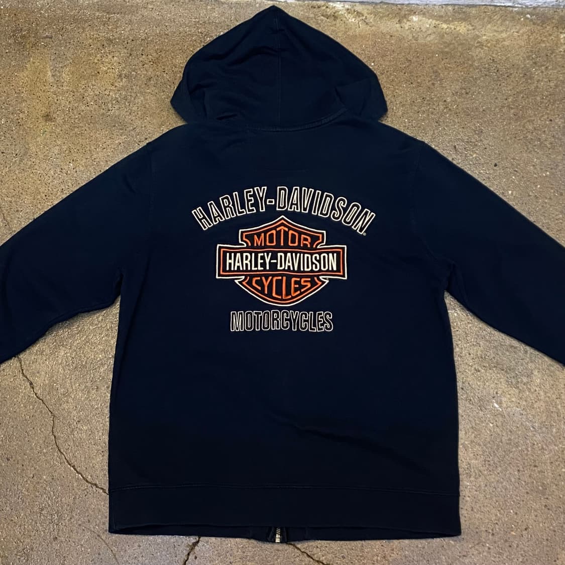 미국 빈티지 할리 데이비슨 로고 후드집업 후드티 상품이미지1