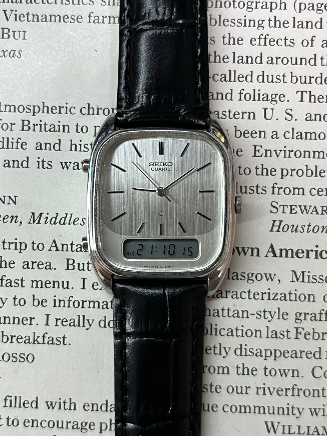 SEIKO 아나디지 쿼츠 상품이미지1