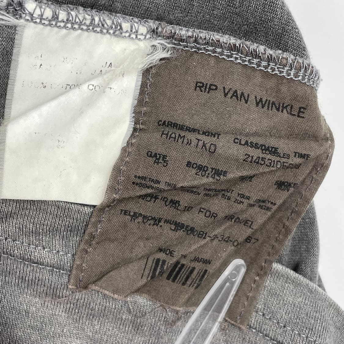 Rip van winkle 립 반 윙클 프린팅 반팔 티셔츠 상품이미지6