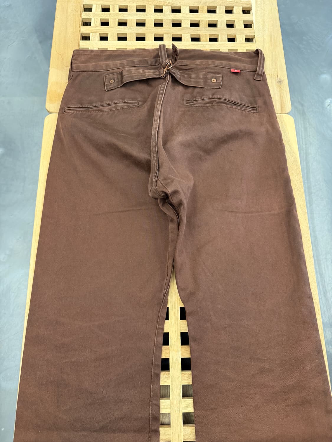 ANACHRONORM FADED BROWN 아나크로놈 페이드 워크팬츠 상품이미지7