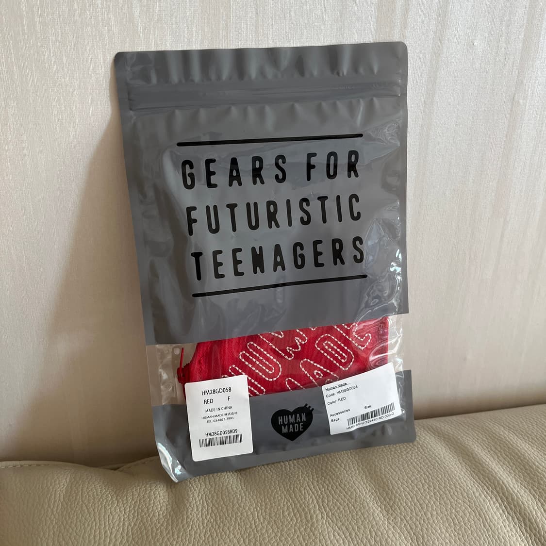 휴먼메이드 하트 파우치 동전지갑 상품이미지2