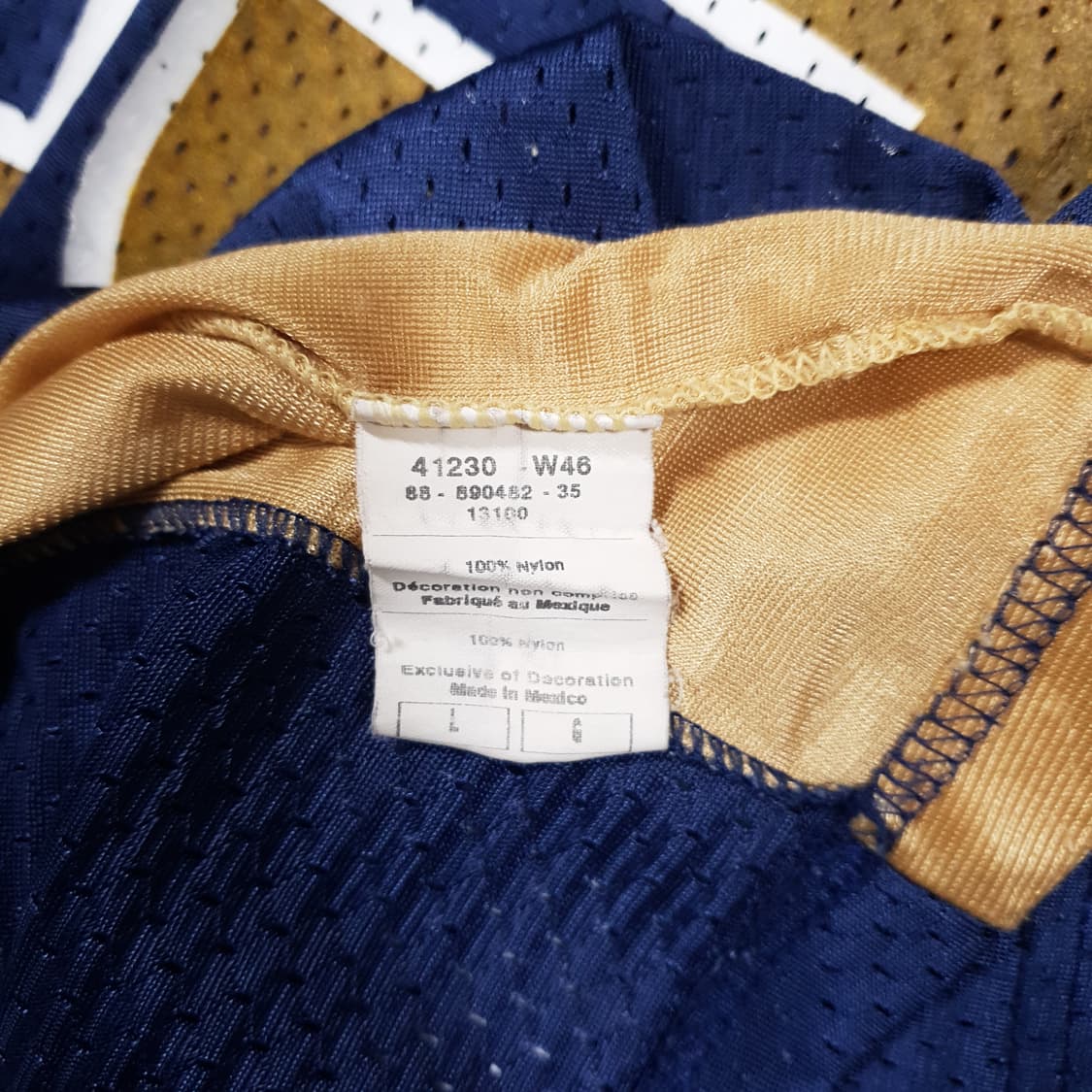 챔피온 LA Rams 풋볼 메쉬 풋볼 유니폼 반팔 져지 티셔츠 워너 상품이미지7