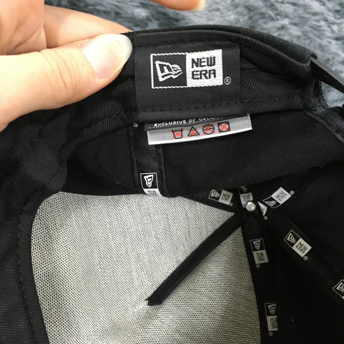 투티/A0 뉴에라 자수 캡 모자 블랙 NEWERA 상품이미지6