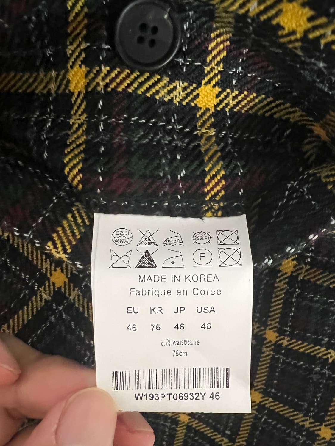 우영미 19FW 폴딩팬츠 새상품 상품이미지3