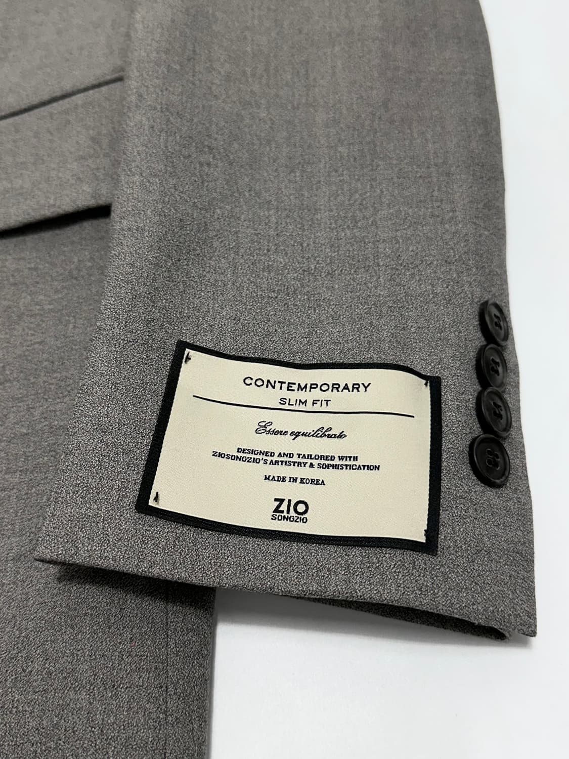 지오송지오 슬림핏 2버튼 블레이저 자켓 상품이미지4