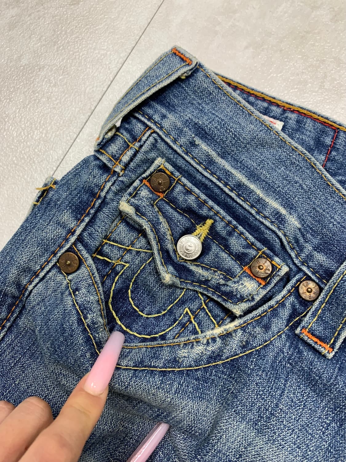 트루릴리전 부츠컷 데님 팬츠 #658 상품이미지4