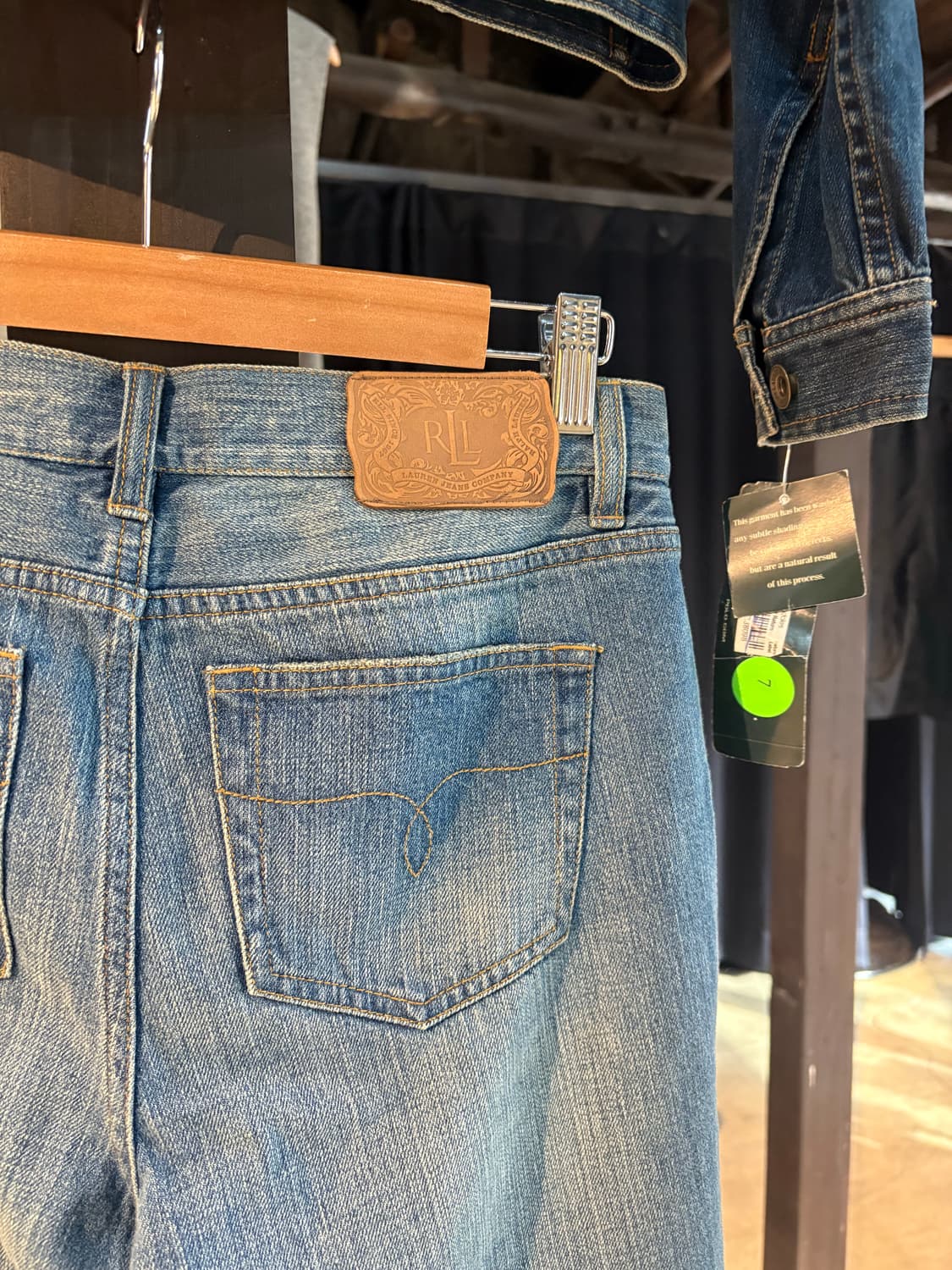 폴로 로렌 시드니 로우라이즈 부츠컷 데님팬츠 상품이미지4