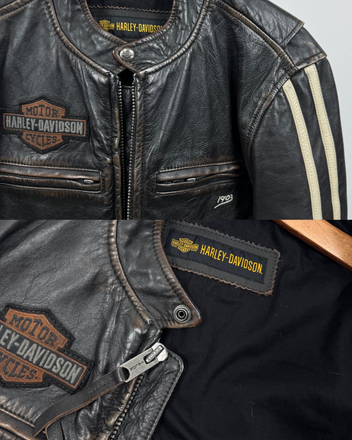 할리데이비슨 레더 라이더자켓 상품이미지9