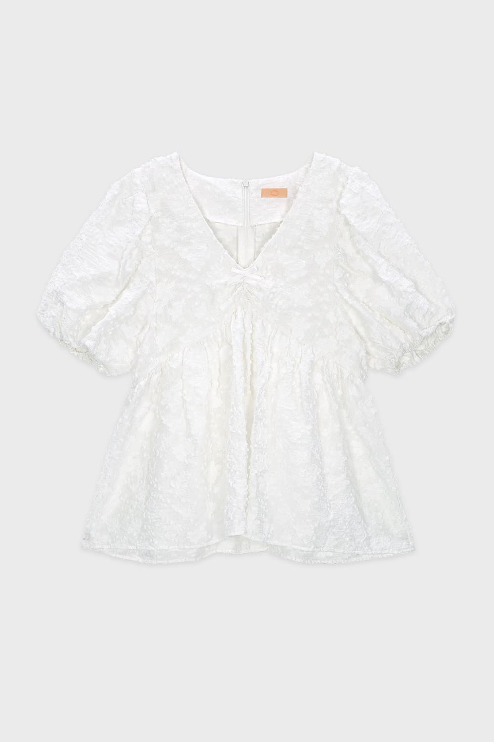 시눈 Jacquard Ribbon Blouse & frill skirt  상품이미지6