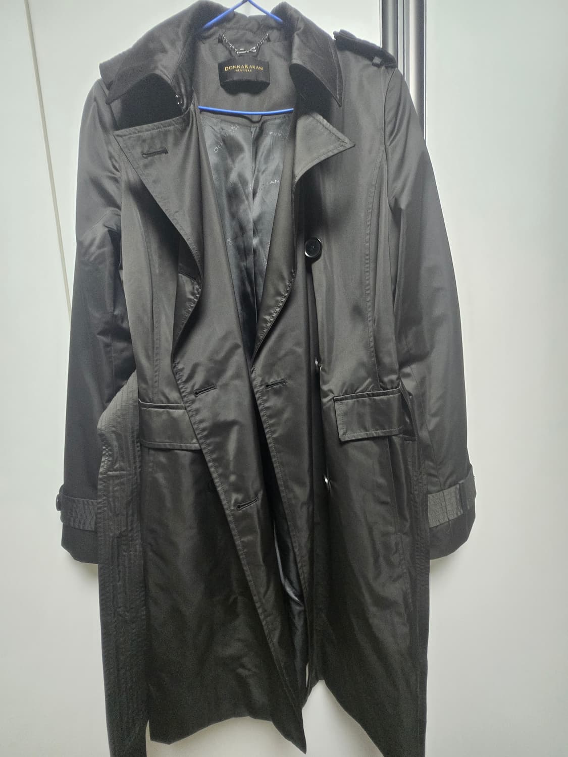 DKNY(DONNAKARQNNEWYORK)블랙 트렌치 코트 상품이미지2