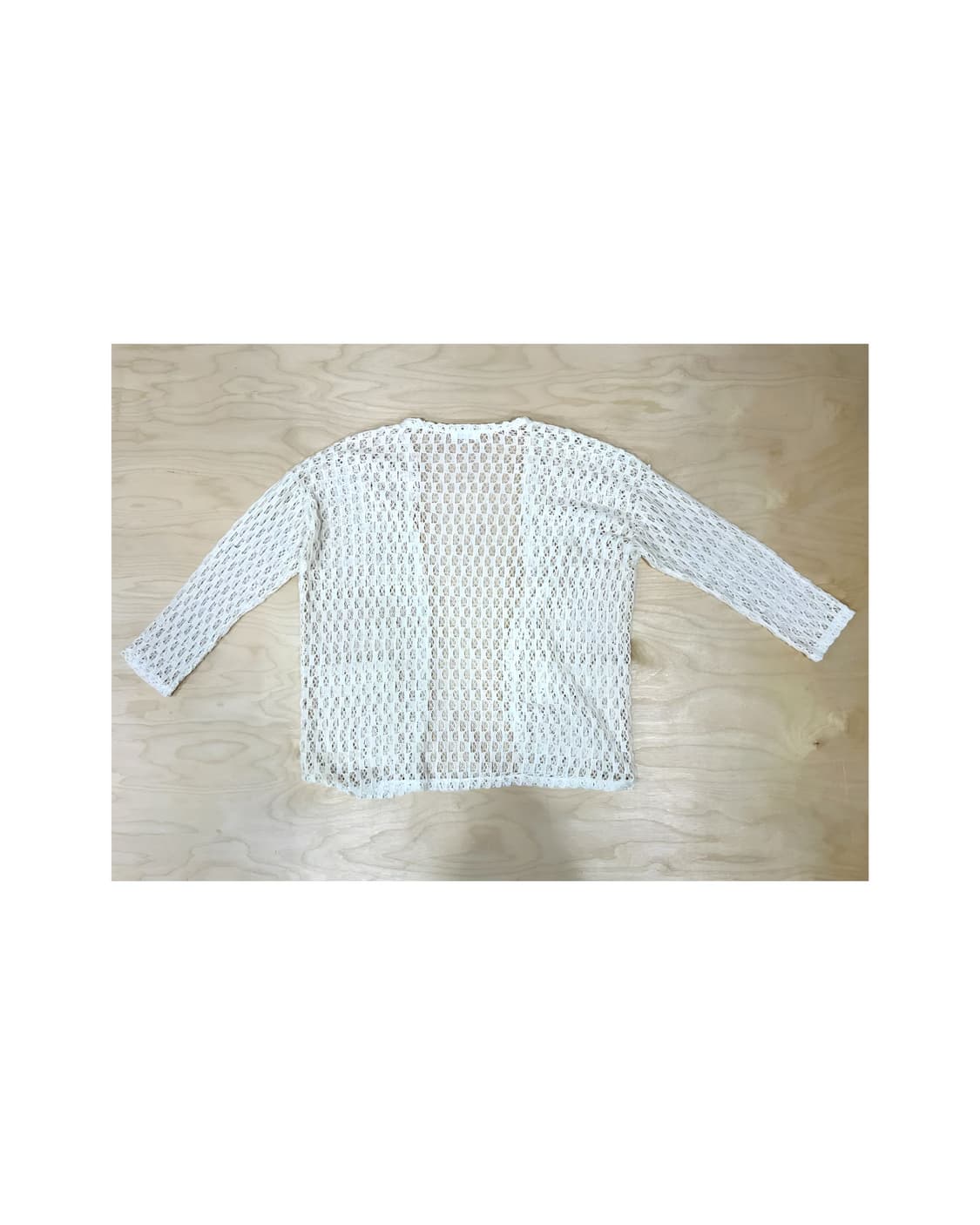 빈티지 아이보리 크로셰 가디건  상품이미지3