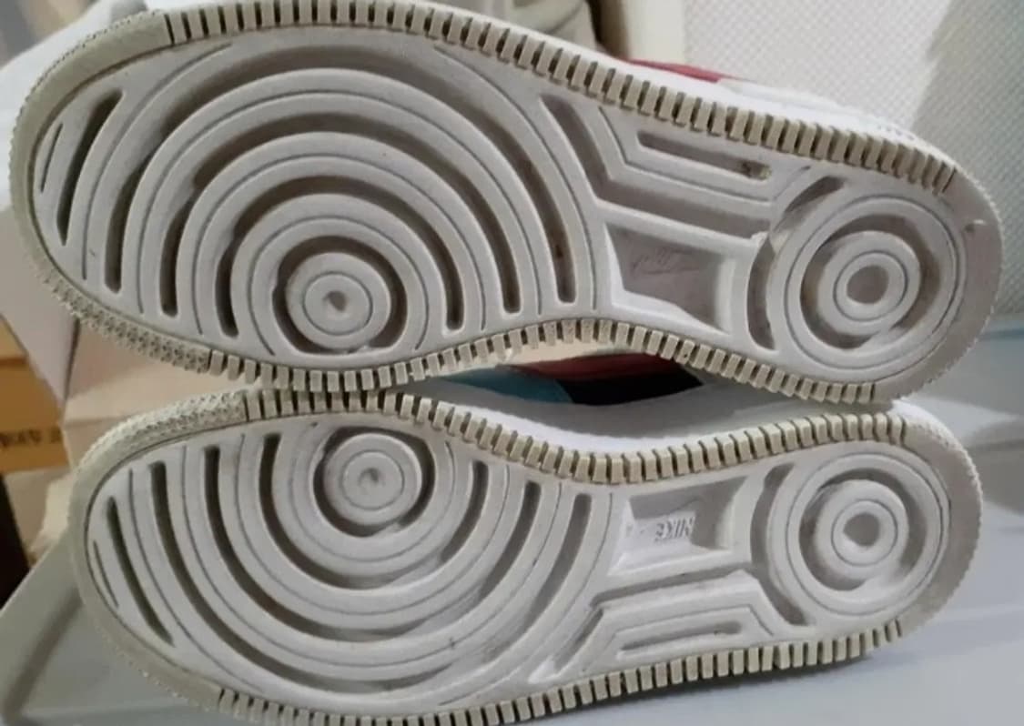 나이키 에어포스1 로우 쉐도우 블리치드 아쿠아 칠리레드 235 상품이미지7