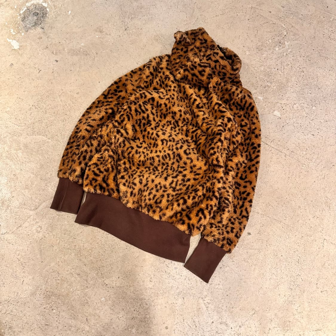 네코미미 레오파드 후드집업 상품이미지6