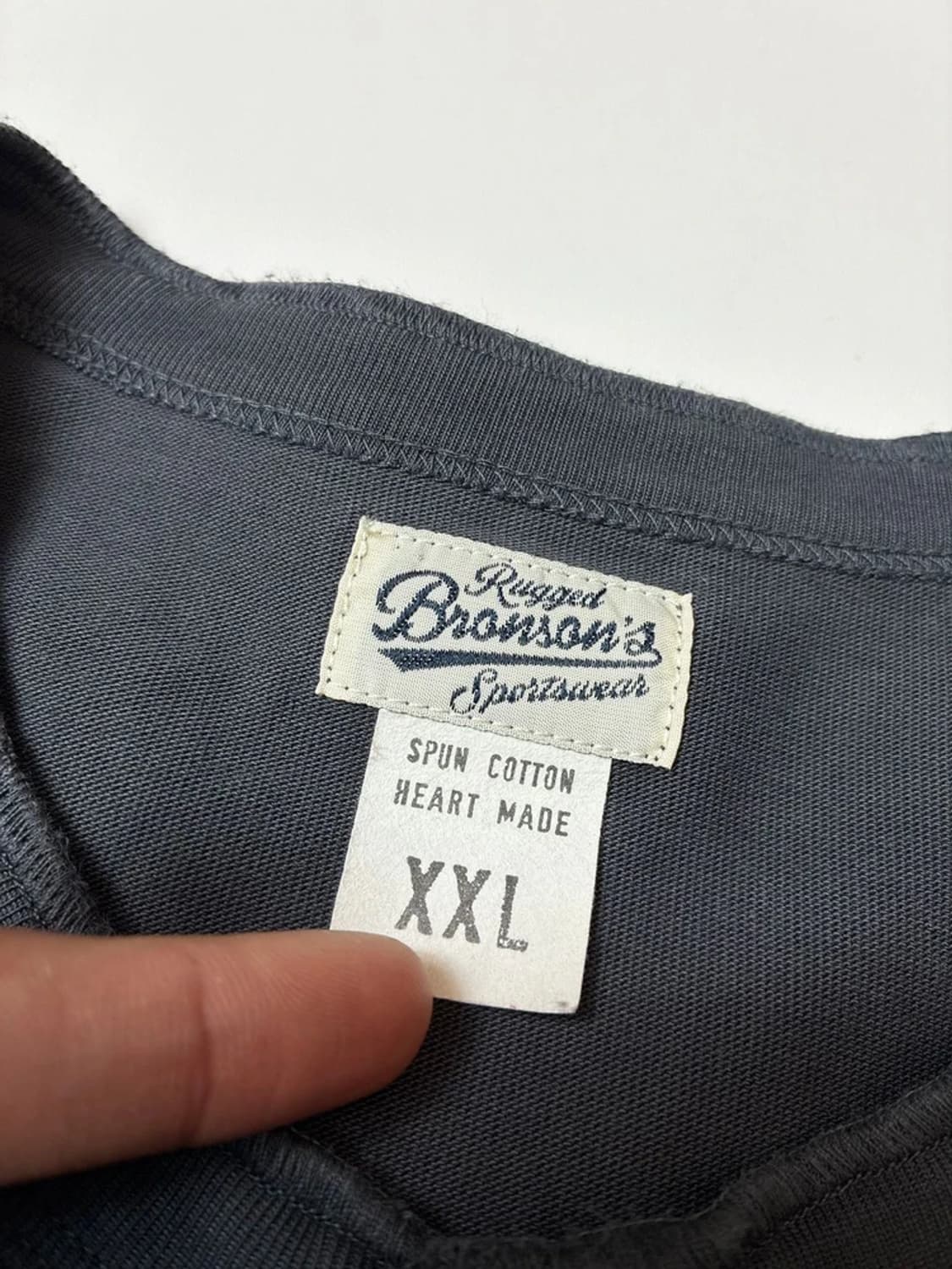 브론슨 21ss 올드타임 헤비코튼 헨리 숏 슬리브 PN9109 상품이미지5