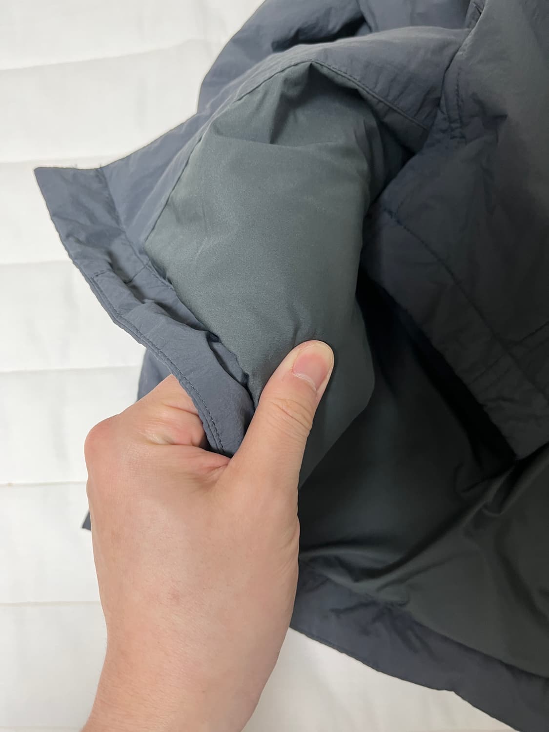 단톤 본사나일론 커버올 자켓 그레이 M사이즈 상품이미지8