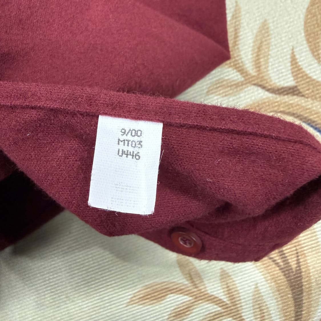 (L)00s 엘엘빈 L.L.Bean 플란넬 투포켓 셔츠(버건디) 상품이미지4