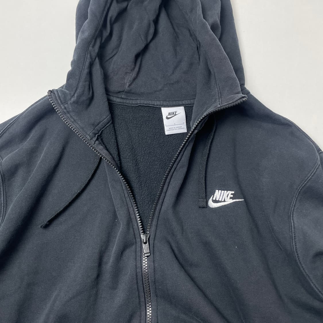 [택포] 나이키 기모 후드집업 블랙 L 상품이미지3