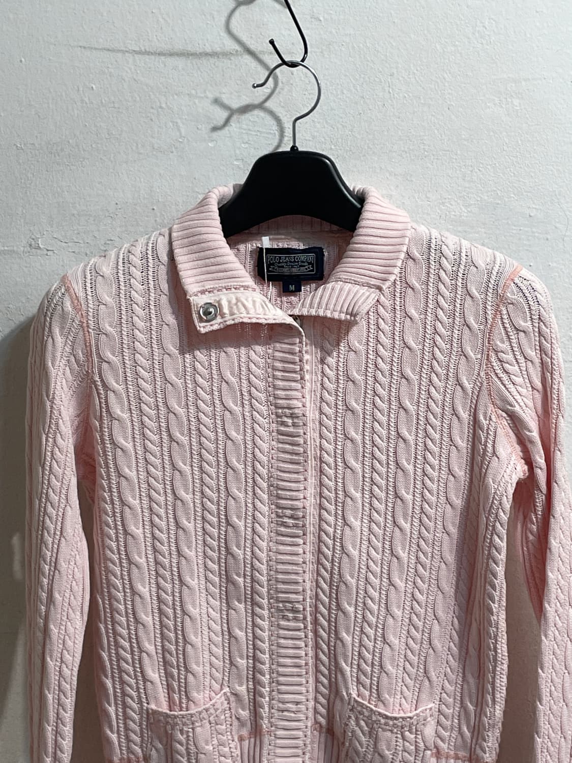 폴로 진스 케이블 니트 집업 가디건 상품이미지2