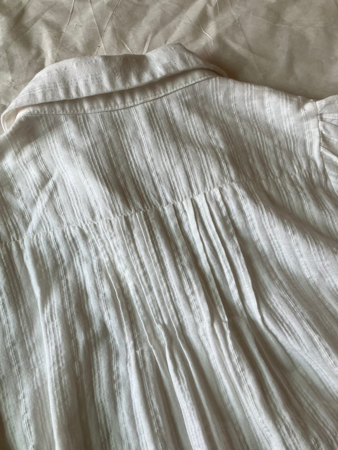 하늘하늘 빈티지 주름 블라우스 상품이미지4