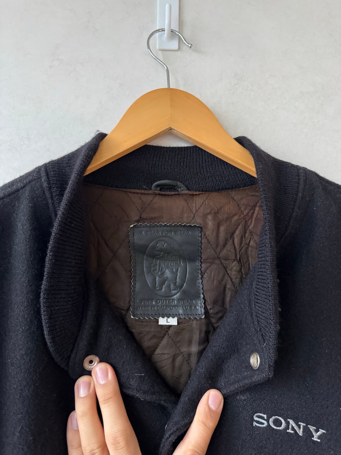 90s 골든베어 Sony 바시티 자켓 상품이미지5