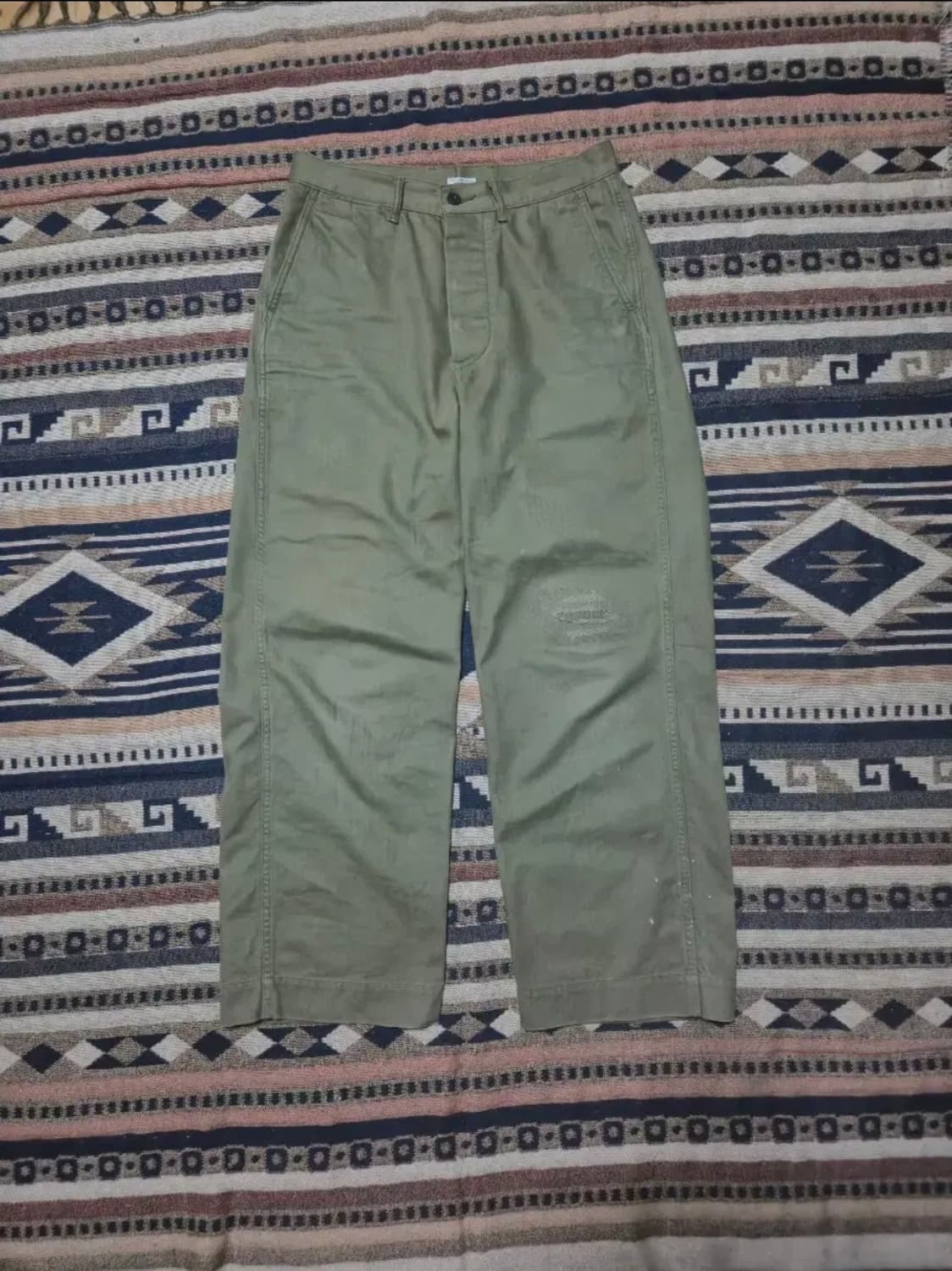 [2]피그벨 HBT 밀 트라우저 올리브 상품이미지3